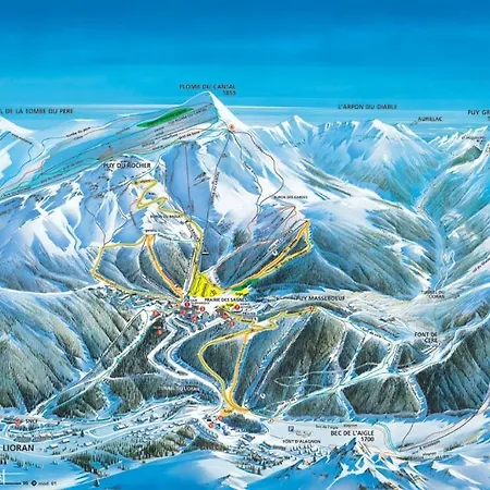 Apartamento Resid Bec De L Aigle 22 - Le Lioran Laveissière